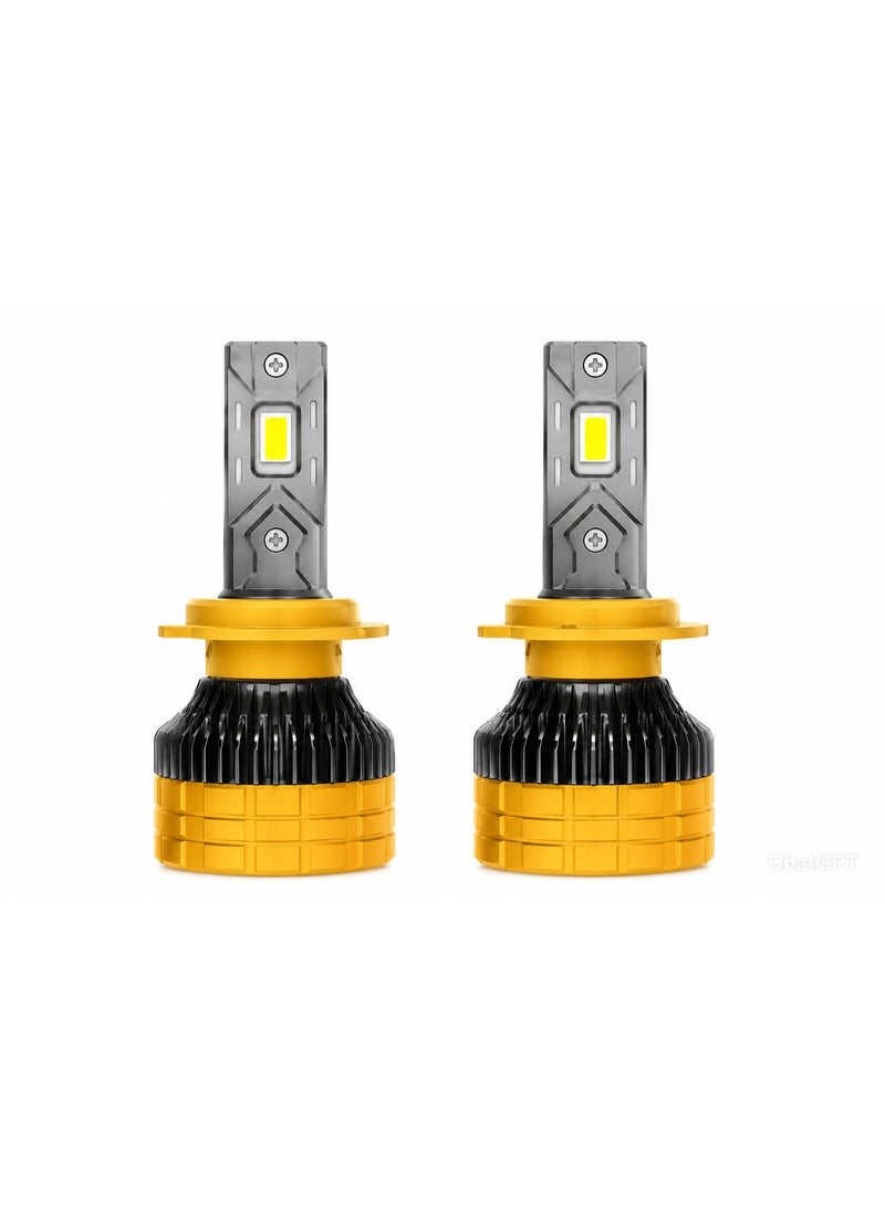 تاكبرو لمبات LED H7 للسيارات – إضاءة فائقة السطوع وأداء مستقر للقيادة الليلية - Image 1