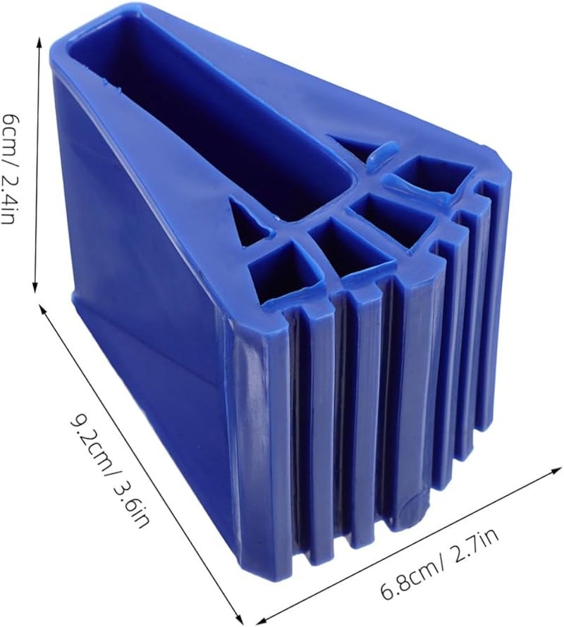 أغطية أقدام السلم الزرقاء 2 قطعة، حصائر مانعة للانزلاق، قابلة للتمديد، وسهلة التركيب - Image 3