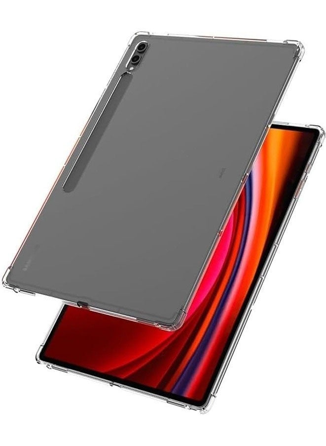 Raxoom Case for Samsung Galaxy Tab S9 Plus 12.4 inch Tablet (2023 Release) Transparent Soft Flexible TPU Back Shockproof Bumper Cover - Image 3