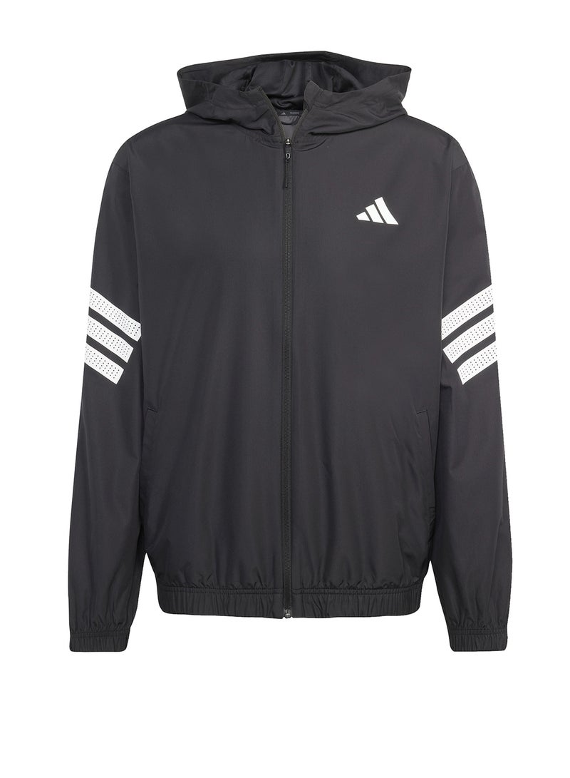 adidas جاكيت رياضي مخطط - Image 5