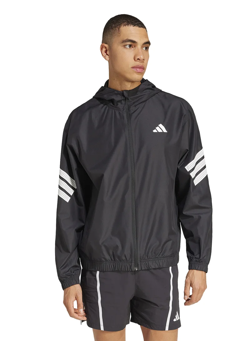 adidas 3-Stripe Icon Windbreaker