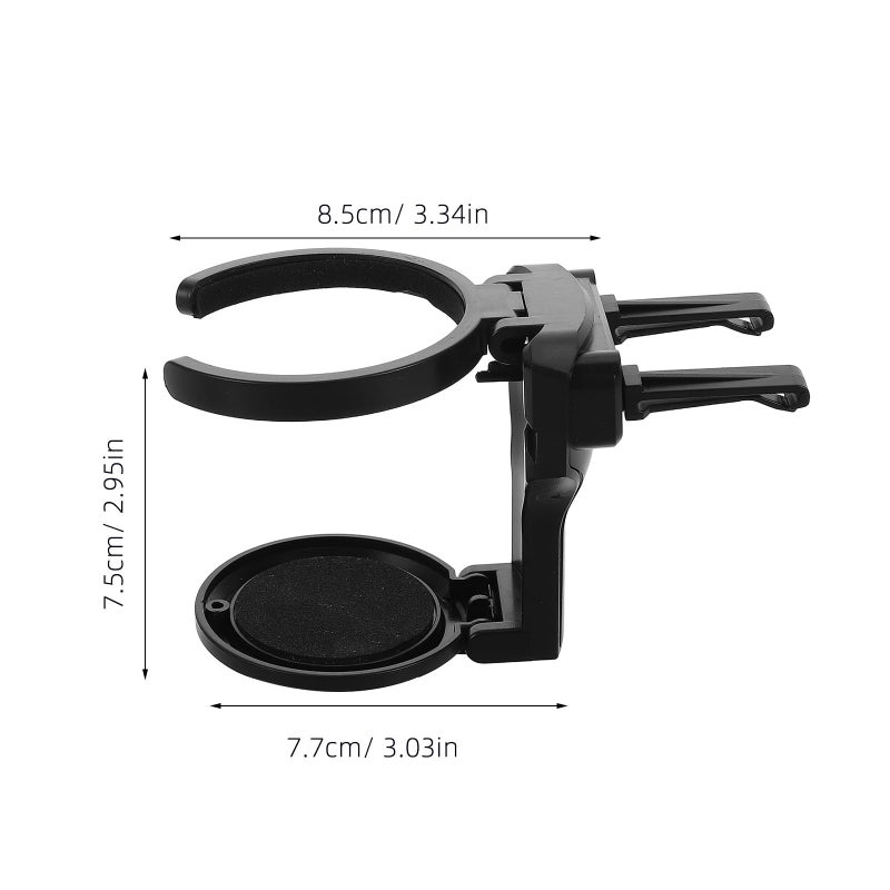 Foldable ABS Plastic Car Cup Holder Air Vent Mount For Bottles And Cans - Image 3