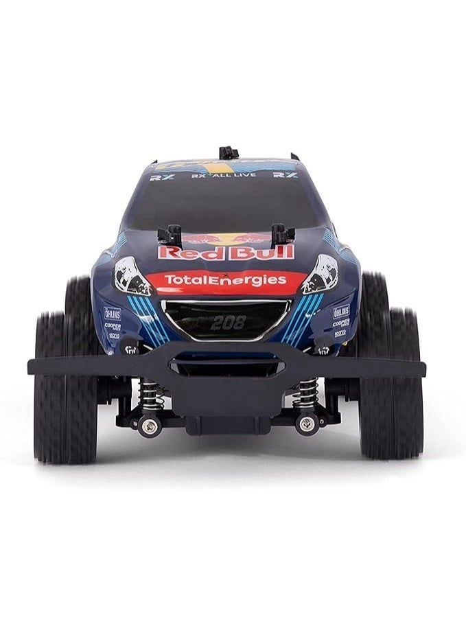 Carrera سيارة كarrera RC ريد بُل رالي كروس 1:18 – سيارة دفع رباعي تحكم عن بعد 2.4GHz مع تعليق كامل، بطارية قابلة للشحن عبر USB، مركبة RC عالية السرعة (حمراء) - Image 5