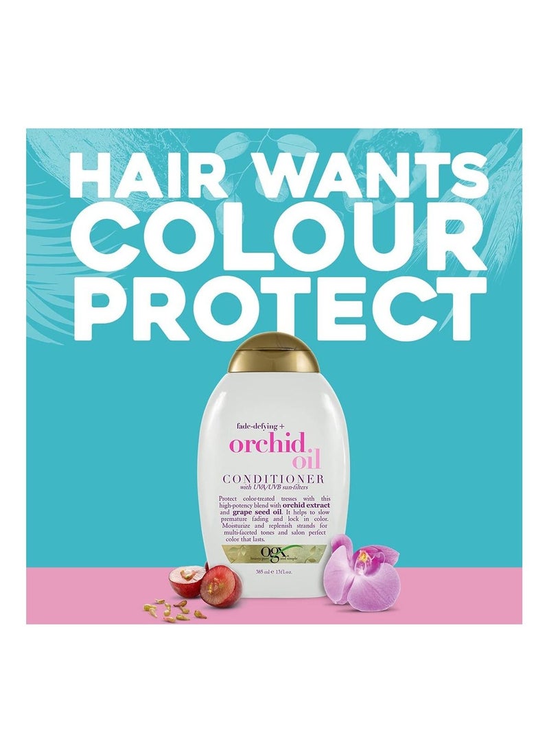 Ogx - Fade-Defying Orchid Oil Conditioner 385ml - Image 1