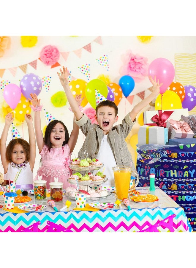 Teling 2 Pcs 80 x 60 in Jumbo Bike Gift Bags Extra Large Birthday Gift Bags Large Plastic Present Bags Birthday Gift Sack for Heavy Large Birthday Party Gifts Bags Baby Shower Favors Bag(Blue) - Image 4