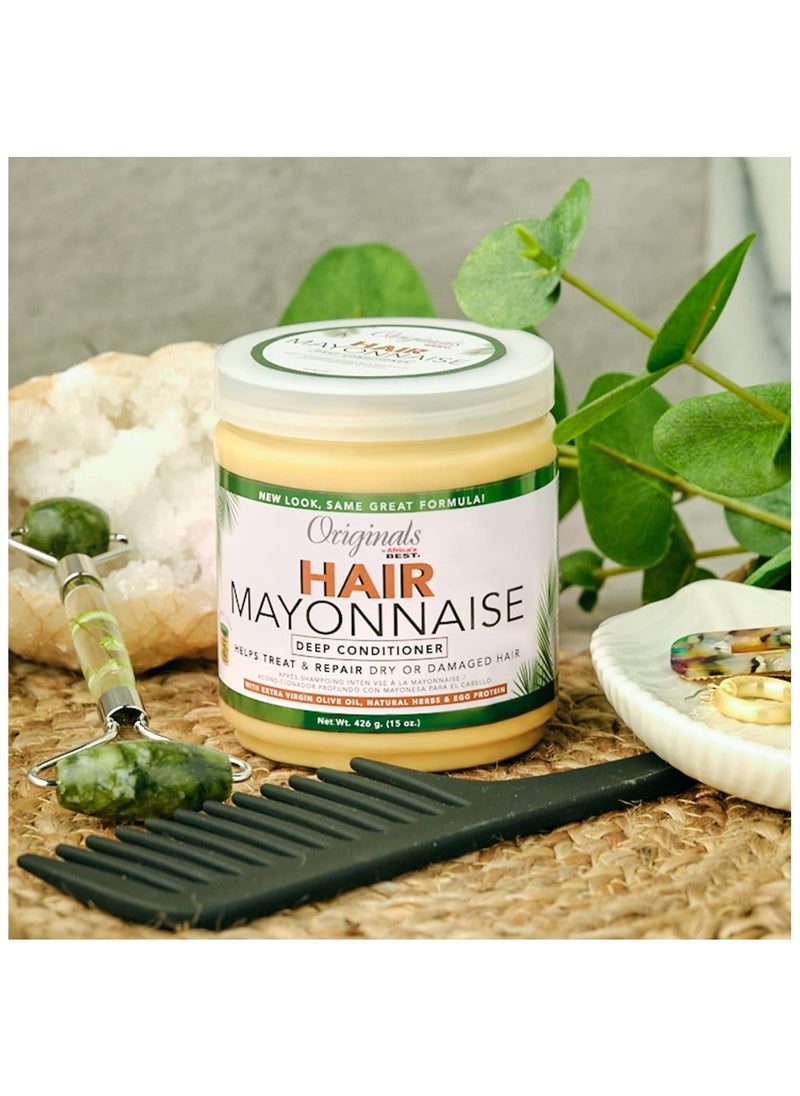 Africa's BEST Original Hair Mayonnaise Deep Conditioner 426g  - Image 4