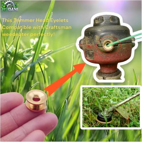 JIUDANI 6Pcs Universal Grass Trimmer Head Eyelets Sleeve Strimmer Cutter Parts Accessories Replacement Parts - Image 5