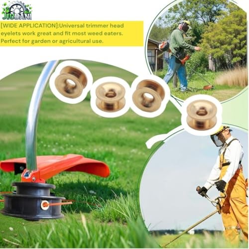 JIUDANI 6Pcs Universal Grass Trimmer Head Eyelets Sleeve Strimmer Cutter Parts Accessories Replacement Parts - Image 4