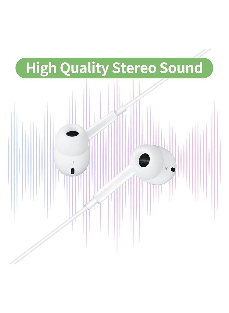 Gravity USB C Headphone, Type C Earbuds Wired Earphones with Microphone and Volume Control,in-Ear Earbud Noise Isolating for Google Pixel Oneplus Samsung Galaxy iPad Pro - Image 3