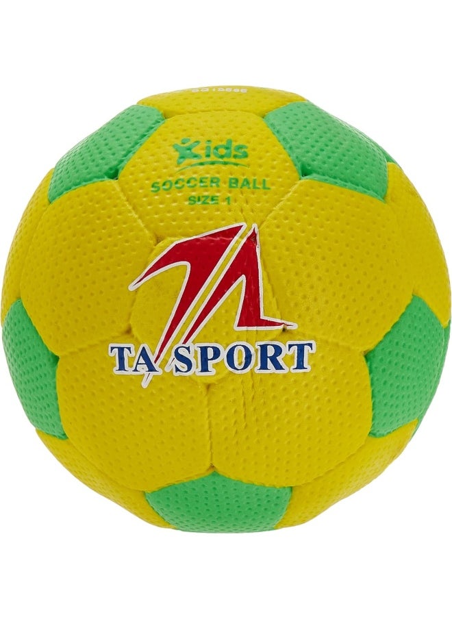 TA SPORTS TA Sport TYC01000Y63#1 EC Cellular Rubber Soccerball, Yellow/Green  - Image 1