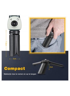 O Ozone 4-in-1 Accessories Set for Fujifilm Instax Pal Camera Case with Wrist Strap Clips Frame Hanging String Stickers Mini Tabletop Tripod-Black  - Image 5