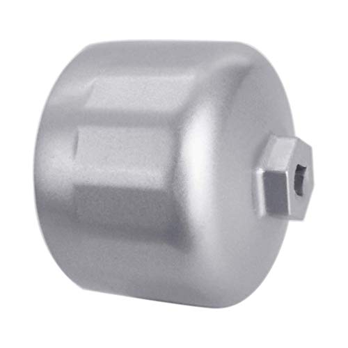 Ibetter 86.6mm 16 Flutes Oil Filter Wrench for Volvo and BMW With 86mm 16 Flutes Cartridge Style Oil Filter Housing Caps, Oil Filter Removal Tool For Changing Oil (silver) - Image 1