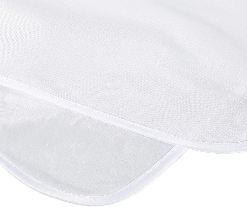 Beauty Massage Sheet Cover with Face Breath Hole, Salon Massage SPA Couch Soft Fabrics Adjustable Margin Bed Cover Protector (White) - Image 3