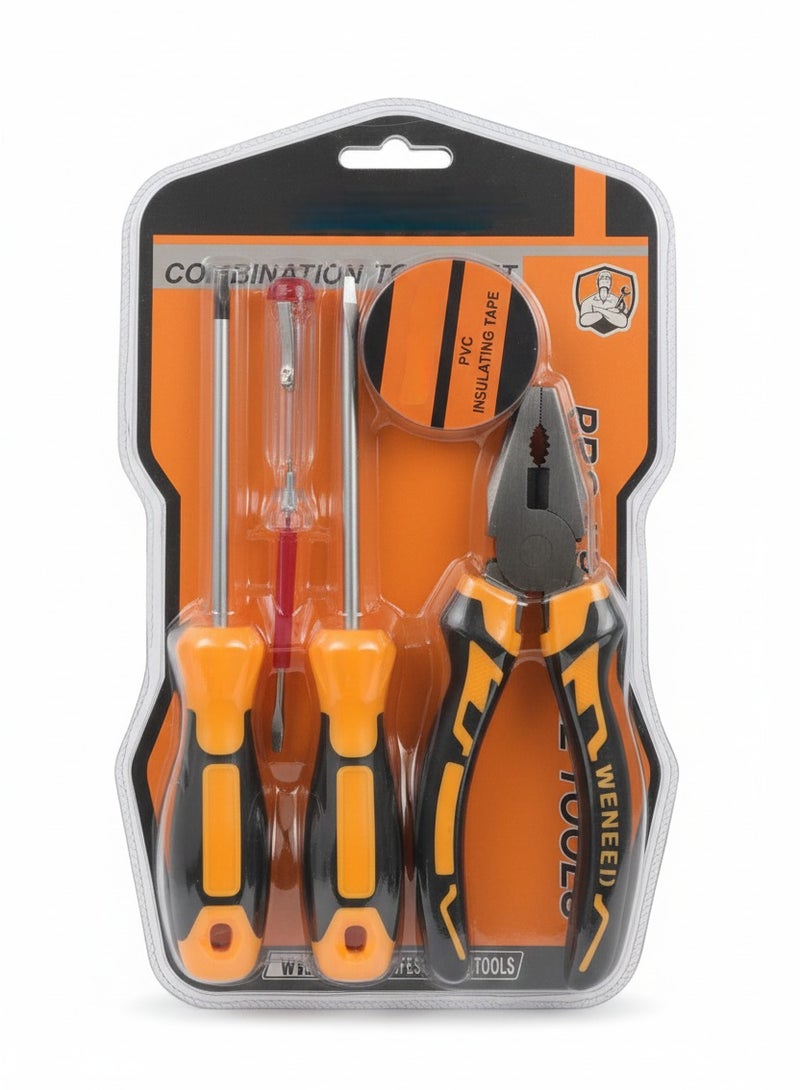 5-in-1 Hand Tool Set – Essential Tools for Home & Electrical Use