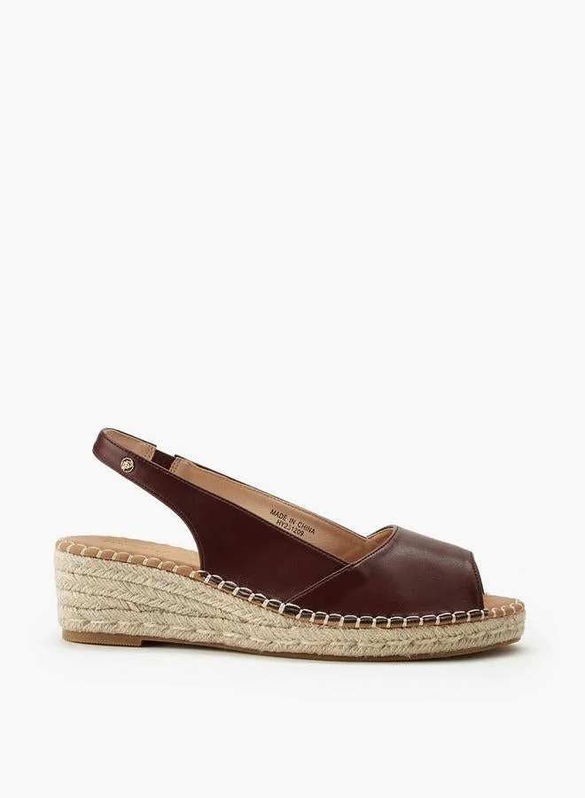 بيبرمنت Women Peep Toe Espadrille Sandals