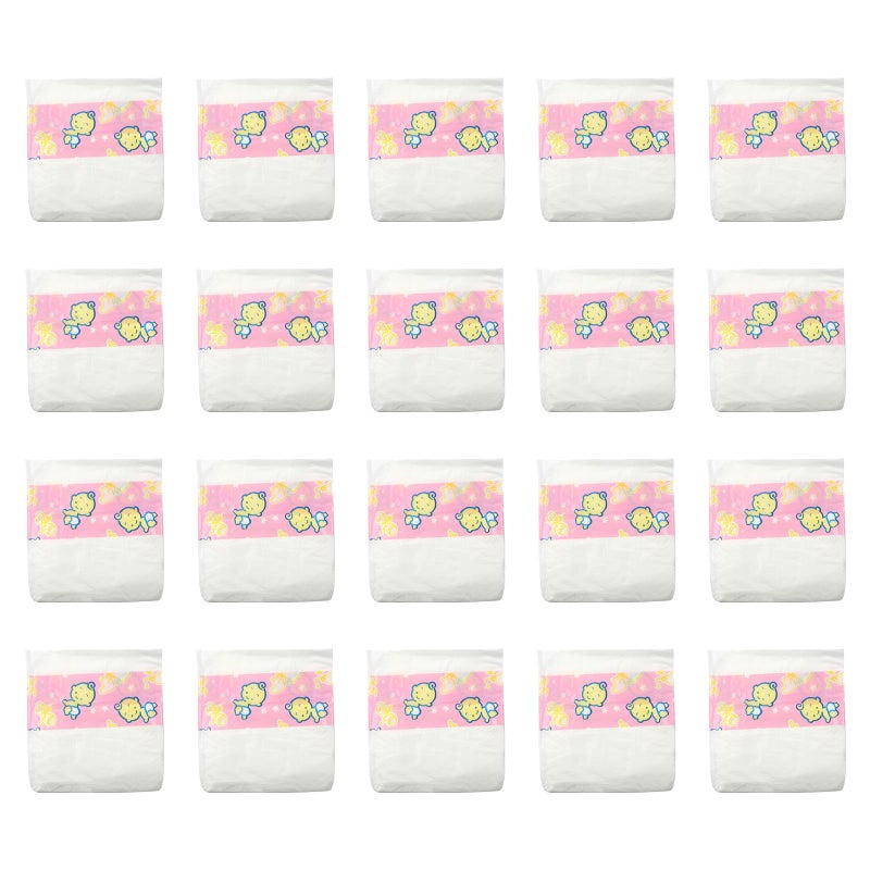 CHAREX Reborn Baby Doll Diapers 20 Pieces Pack Newborn Diapers Doll Accessories for 1824 Inch Reborn Dolls - Image 2