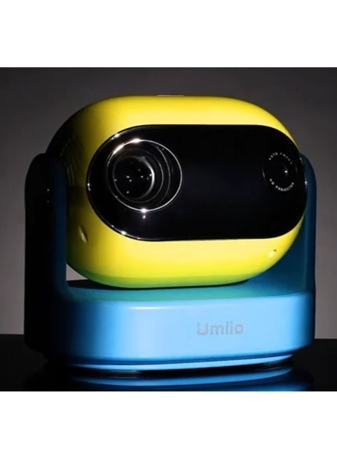 Umiio U30 Premium Smart Projector 1080P Full HD, 4K Supported with 180 Degree Adjustable Lens, Wi-Fi 6 and Bluetooth, Portable LED Projector for Home Theater and Outdoor Entertainment with HDMI, USB, and Audio Support - Image 2