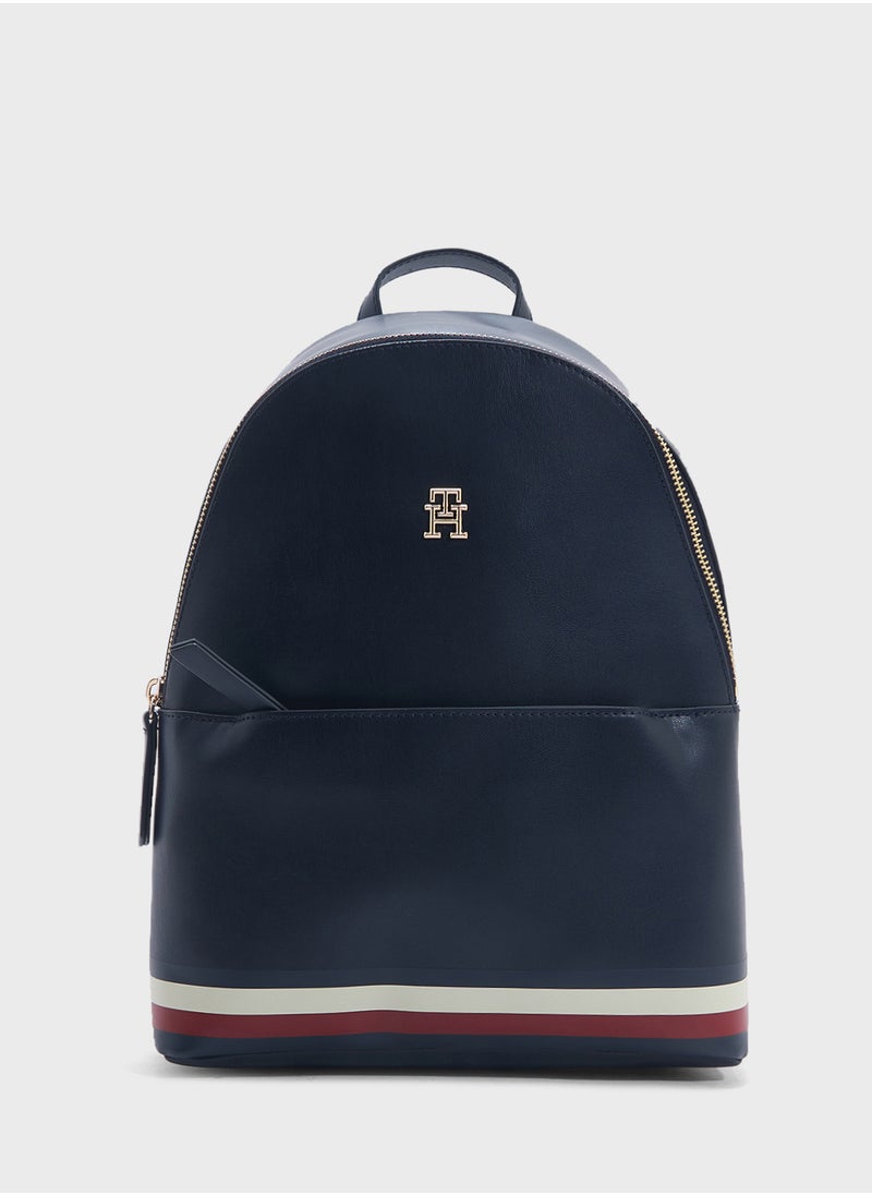 TOMMY HILFIGER Logo Detail Top Handle Backpack  - Image 1