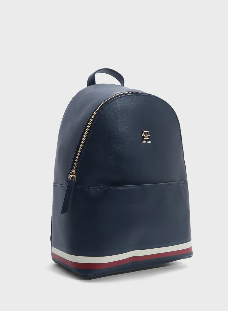 TOMMY HILFIGER Logo Detail Top Handle Backpack