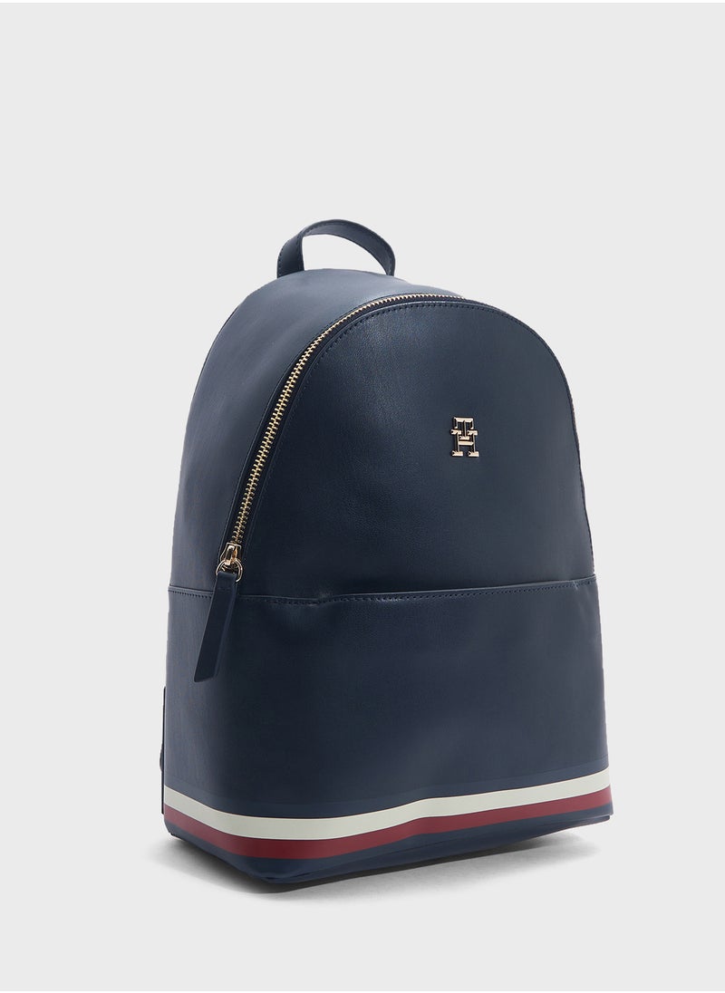 TOMMY HILFIGER Logo Detail Top Handle Backpack  - Image 3