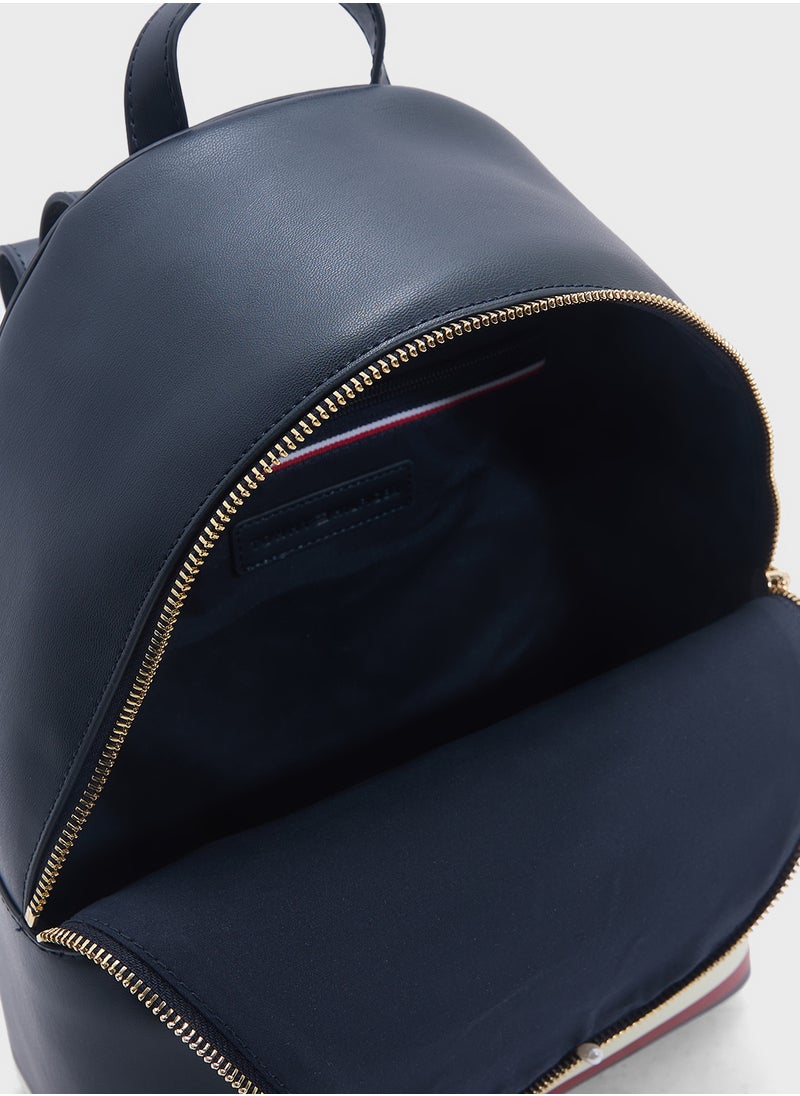 TOMMY HILFIGER Logo Detail Top Handle Backpack  - Image 5