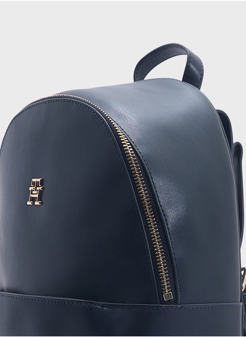 TOMMY HILFIGER Logo Detail Top Handle Backpack  - Image 4