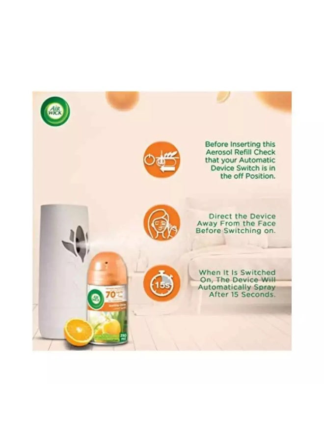 Air Wick Air Wick Freshmatic Autospray Refill with Sparkling Citrus Fragrance- 250ml - Image 3
