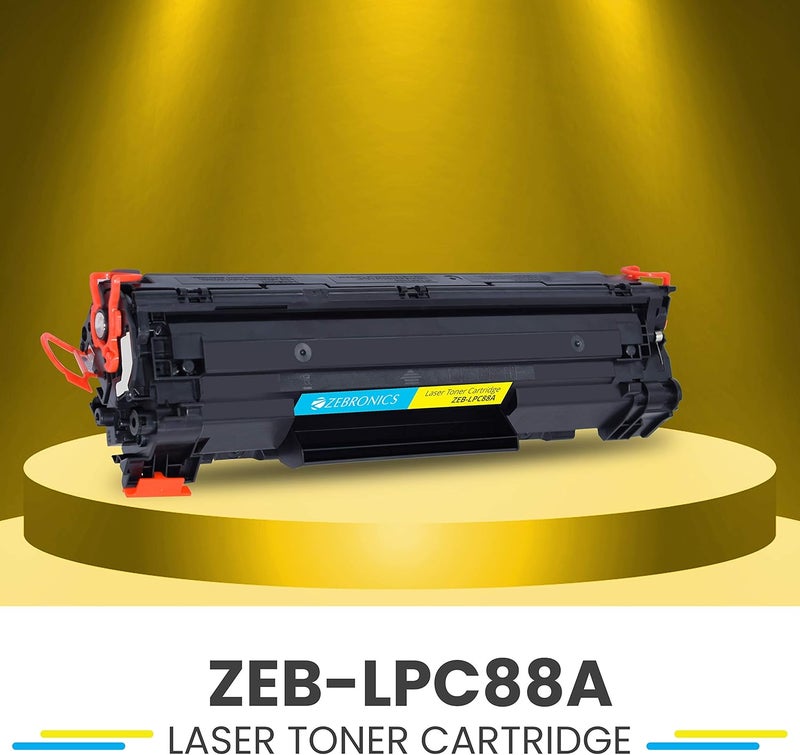 زيبونيكس خرطوشة طابعة ليزر تونر ZEB-LPC88A لطابعات HP Laser Jet P1007/P1008/P1106/P1108، Pro M1136/M1213nf/M1216، Pro M202dw / MFP M128/ M226، أسود - Image 2