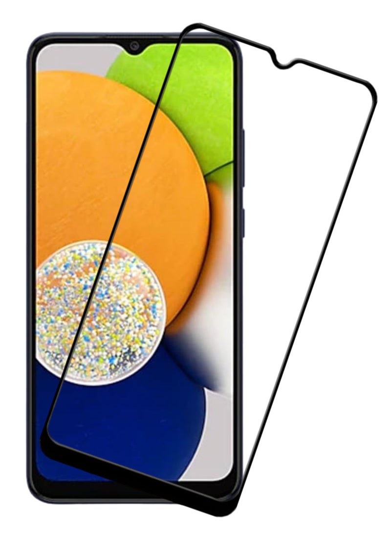 ACLIX Antistatic ESD Dustproof Premium Quality High Definition Tempered Glass Screen Protector Designed For Samsung Galaxy A03 - Image 1