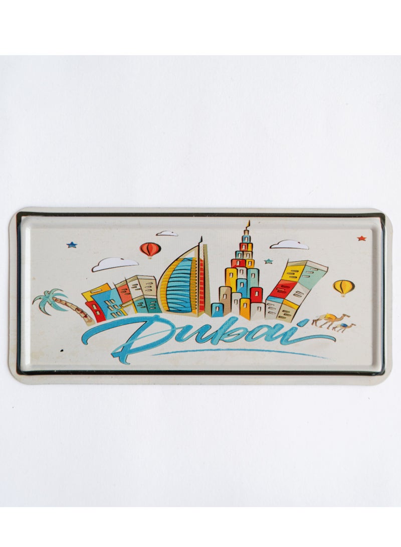 971MEDIA Dubai Small Metal Sign For Home, Kitchen, Cafes, Walls - Image 1