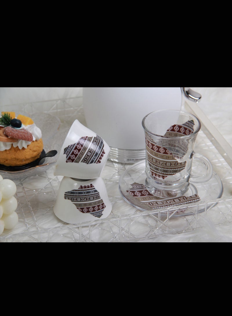 MARS Q A set of tea cups, coffee cups and saucers - Image 2