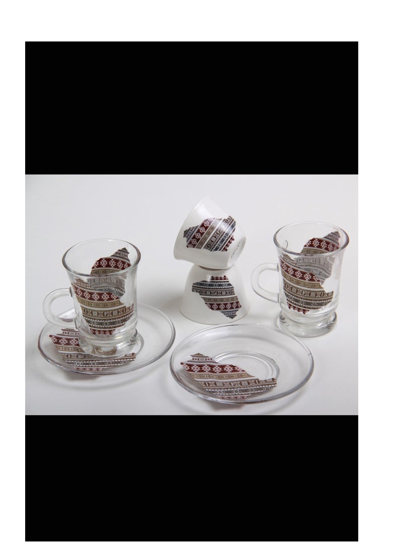 MARS Q A set of tea cups, coffee cups and saucers - Image 3