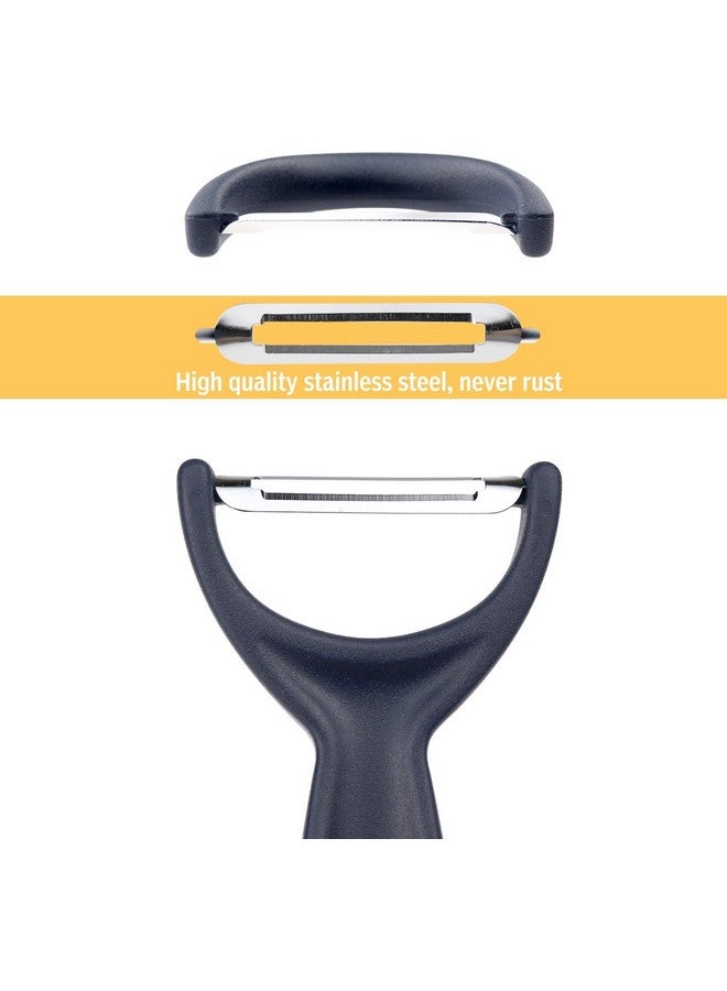 IDELLA Potato Peeler Y Shaped Vegetable Peeler, Premium Ultra Sharp Fruit Peeler for Kitchen (Multicolor Pack of 1) - Image 3
