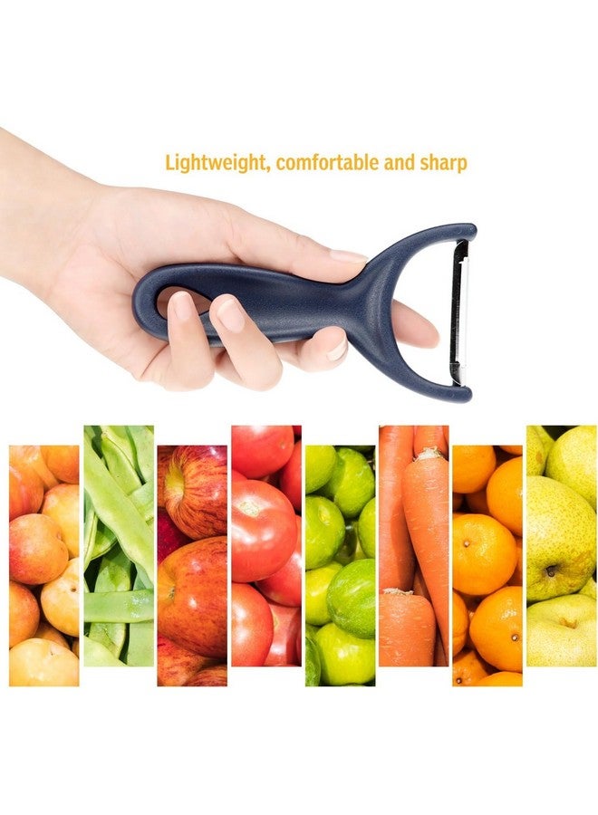 IDELLA Potato Peeler Y Shaped Vegetable Peeler, Premium Ultra Sharp Fruit Peeler for Kitchen (Multicolor Pack of 1) - Image 4