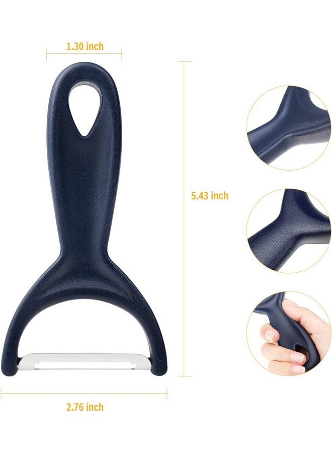 IDELLA Potato Peeler Y Shaped Vegetable Peeler, Premium Ultra Sharp Fruit Peeler for Kitchen (Multicolor Pack of 1) - Image 2