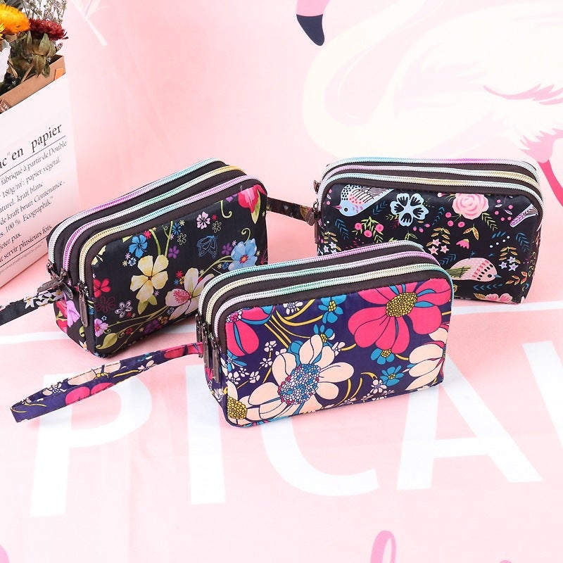 6Inch Waterproof Phone Bag Three-Layer Separation Long Wallet Wrist Bag Fabric Coin Purse Women'S Bag Waterproof Upgrade - Image 2