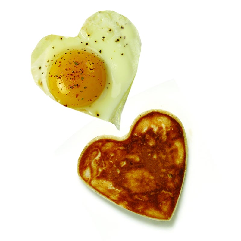 Norpro Nonstick Heart Pancake/Egg Rings, Set of 2 - Image 2