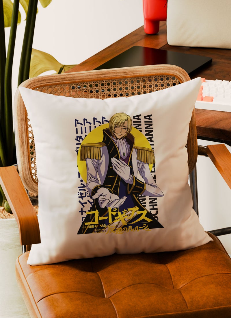 LOUD UNIVERSE Code Geass Jar Code Geass Couch Cushion Schneizel el Britannia Decorative Cushion Shunaizeru eru Buritania Lelouch of the Rebellion-Manga Fan Gift - Image 3