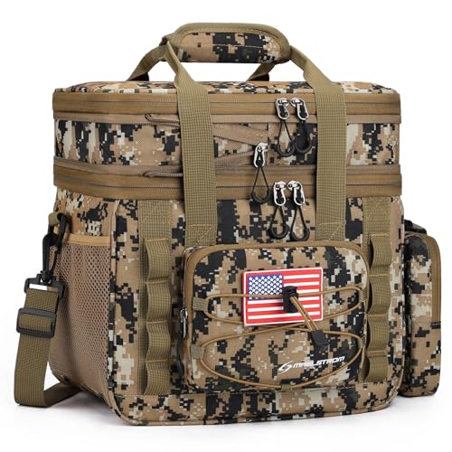 Maelstrom Tactical Lunch Box 23 L Insulated Lunch Bag for Men Expandable Double Deck Lunch Cooler BagLarge Leakproof Soft Lunch Tote with Detachable MOLLE Bags for Adult Women WorkPicnic - Image 1