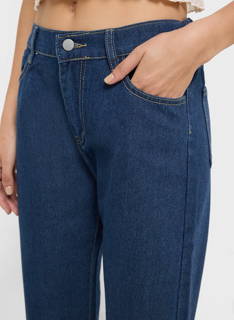Ginger High Rise Straight Fit Jeans - Image 4