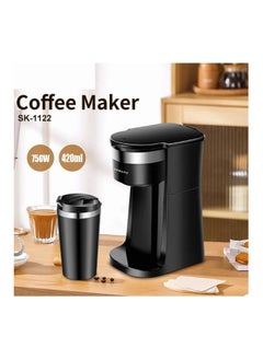 sokany American Sokani coffee machine 750 watt 420 ml black  - Image 3