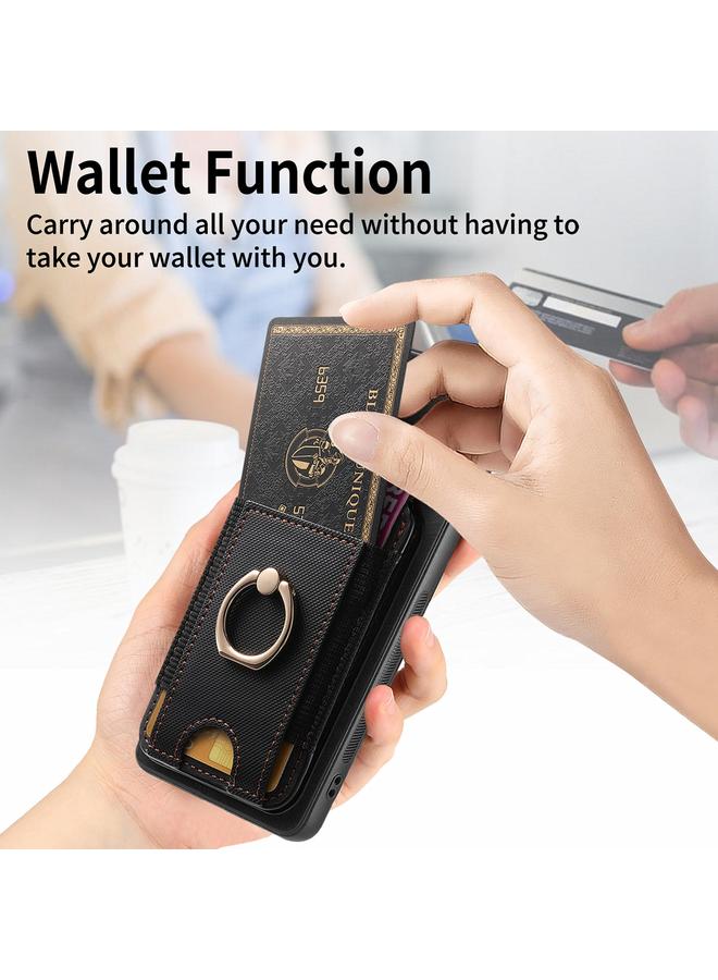 erorex Case For Xiaomi Mi 11T/11T Pro Retro Splitable Magnetic Stand Card Bag Leather Phone Case - Image 5