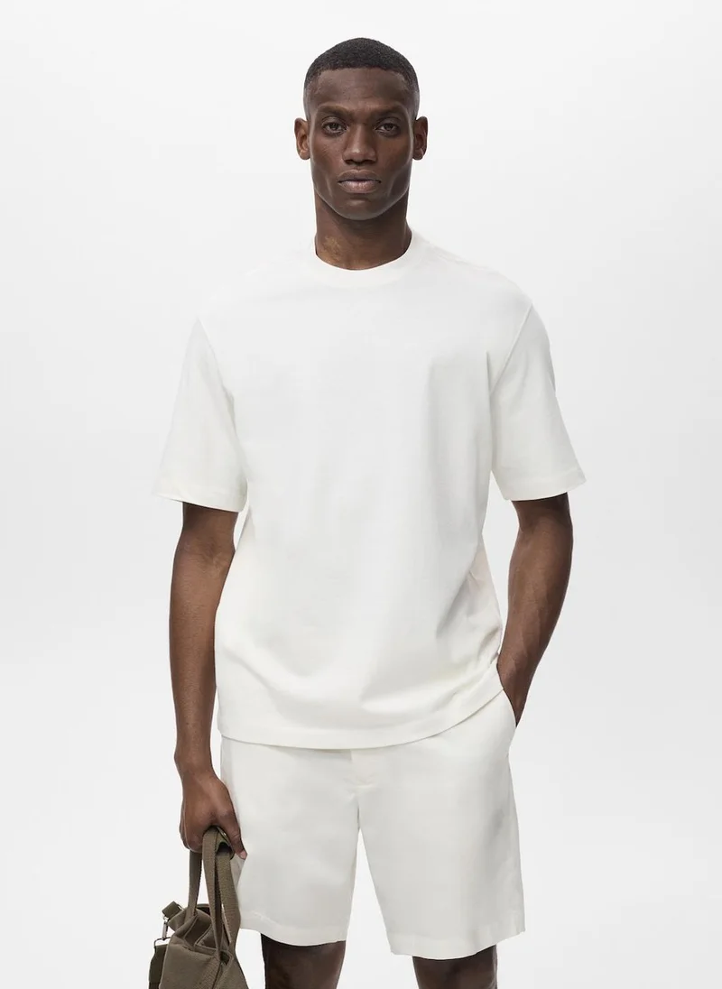 Mango Man Anouk Crew Neck T-Shirt