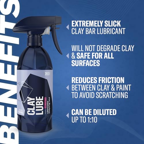 Gyeon Clay Lube Redefined 500 ml - Ultra Slick Clay Lubricant for your Clay Bar Kit - Works with Clay Mitts, Car Clay Bar, Car Clay, Clay Towels, and Clay Discs - Low Residue Auto Clay Bar - Image 2