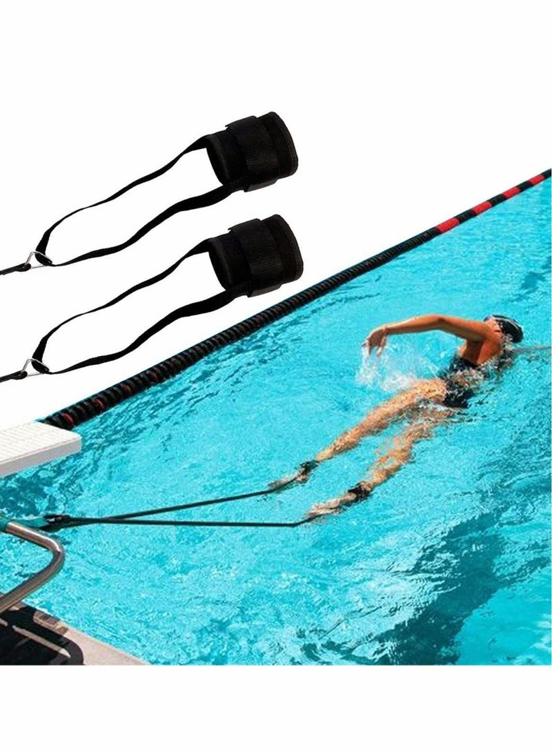 KASTWAVE Swim Ankle Strap Stationary Swimmer Swim Lap Swim Training Leash - Image 3