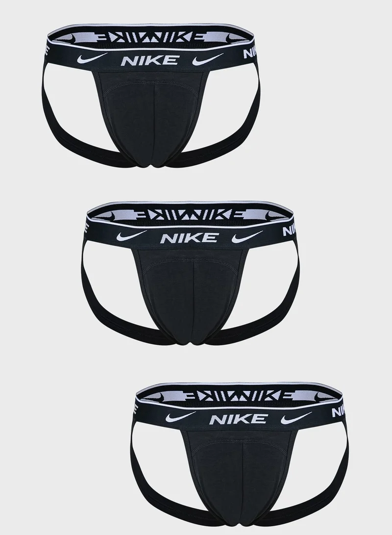 Nike 3 Pack Jock Strap Everyday Stretch Brief