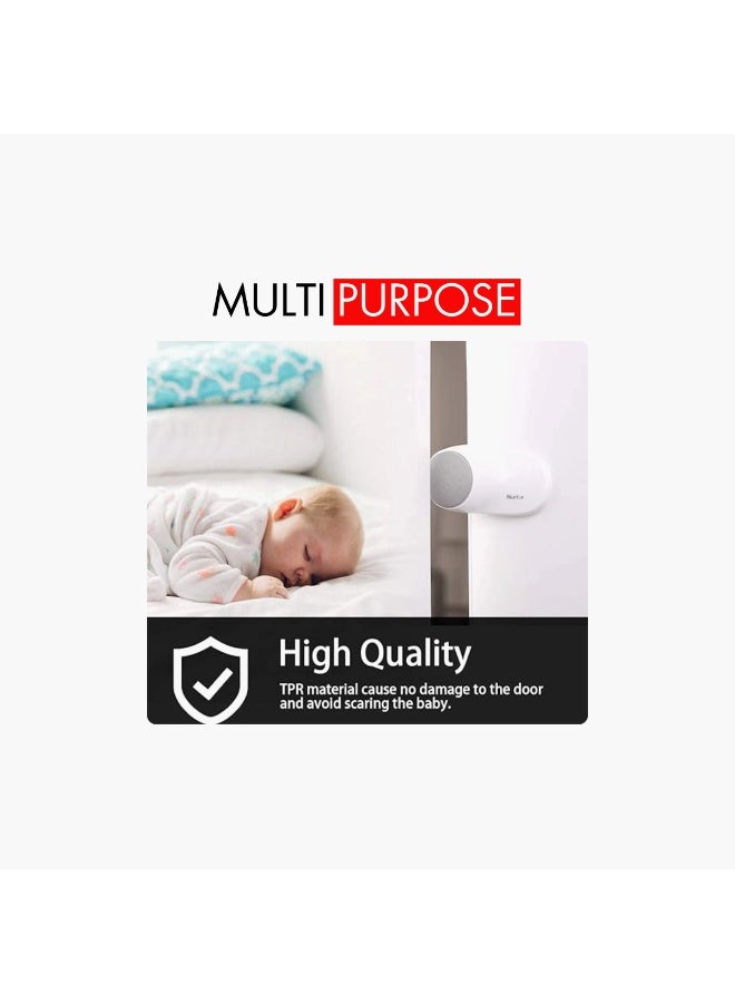 Nurtur Child Safety Revolving Door Stopper & Finger Pinch Protector White/Grey - Image 5