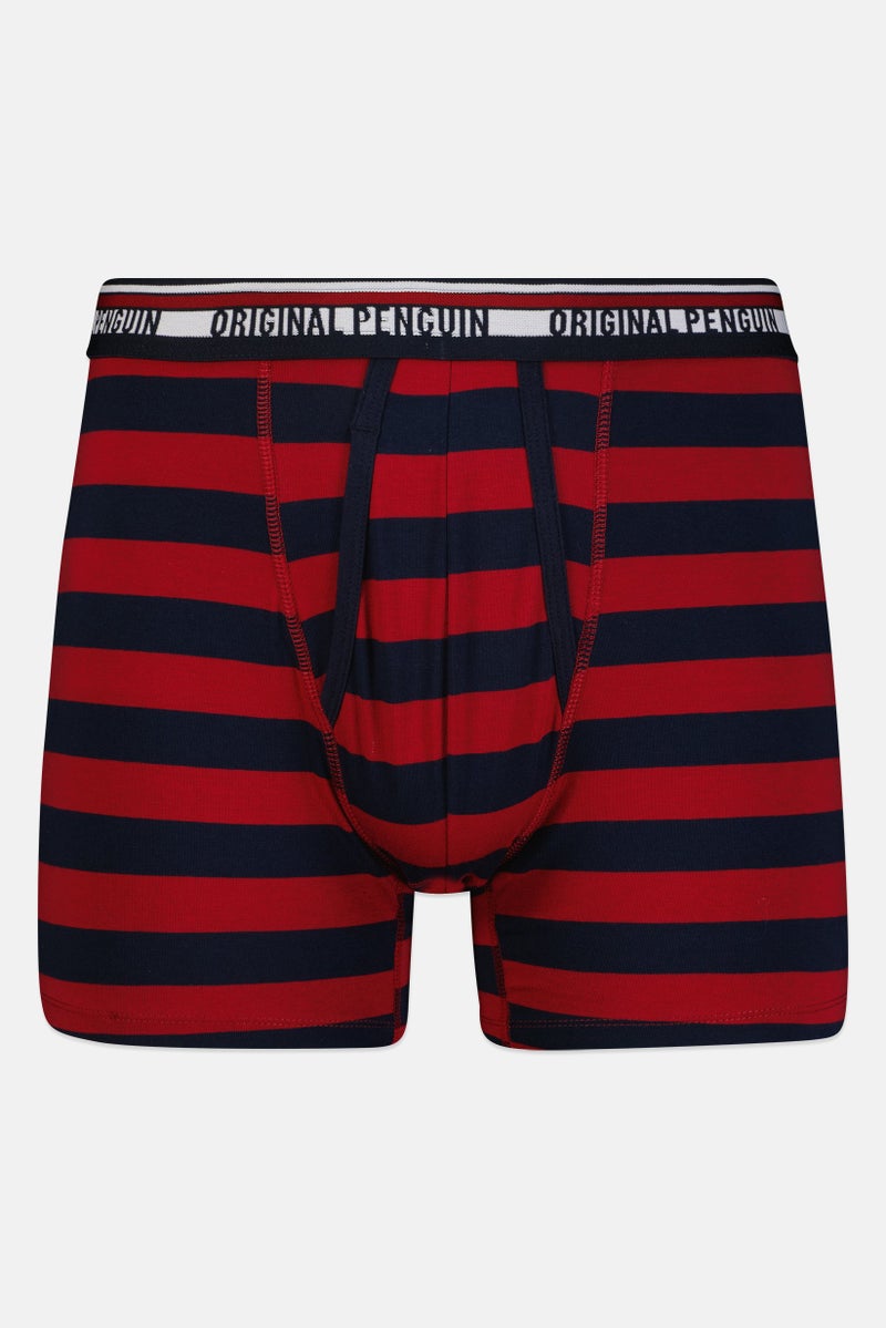 Original Penguin شورت بوكسر مخطط للرجال 2 قطعة، متعدد الألوان - Image 4