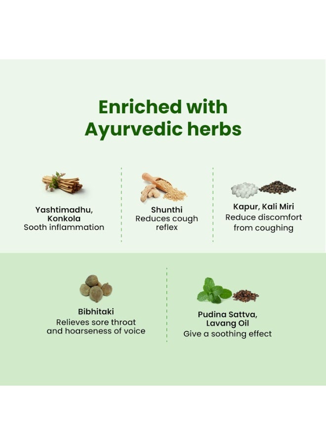 كاراك أقراص كوفول للمضغ | راحة فورية من التهاب الحلق والسعال الجاف، ٣ قطع - Image 3