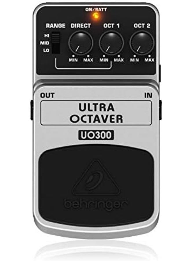 Behringer UO300 Ultra Octaver Effects Pedal, 3-Mode - Image 1